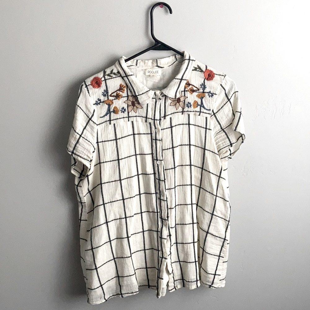 ROOLEE button down blouse